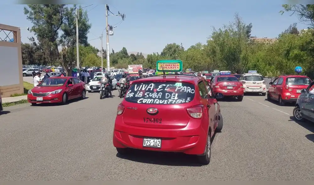 Marcha rodante se desarrolló de manera pacífica. Foto: Alexis Choque/URPI