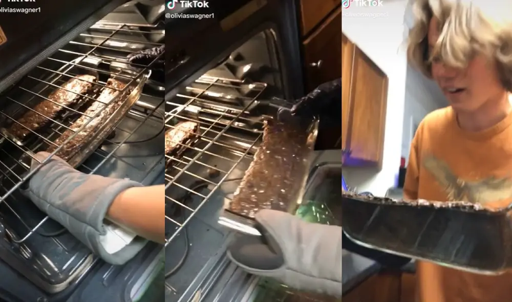 El video que mostro la fuente que quedó partido a la mitad tiene más de 13 millones de visualizaciones. Foto: captura de TikTok El video que mostro la fuente que quedó partido a la mitad tiene más de 13 millones de visualizaciones. Foto: captura de TikTok