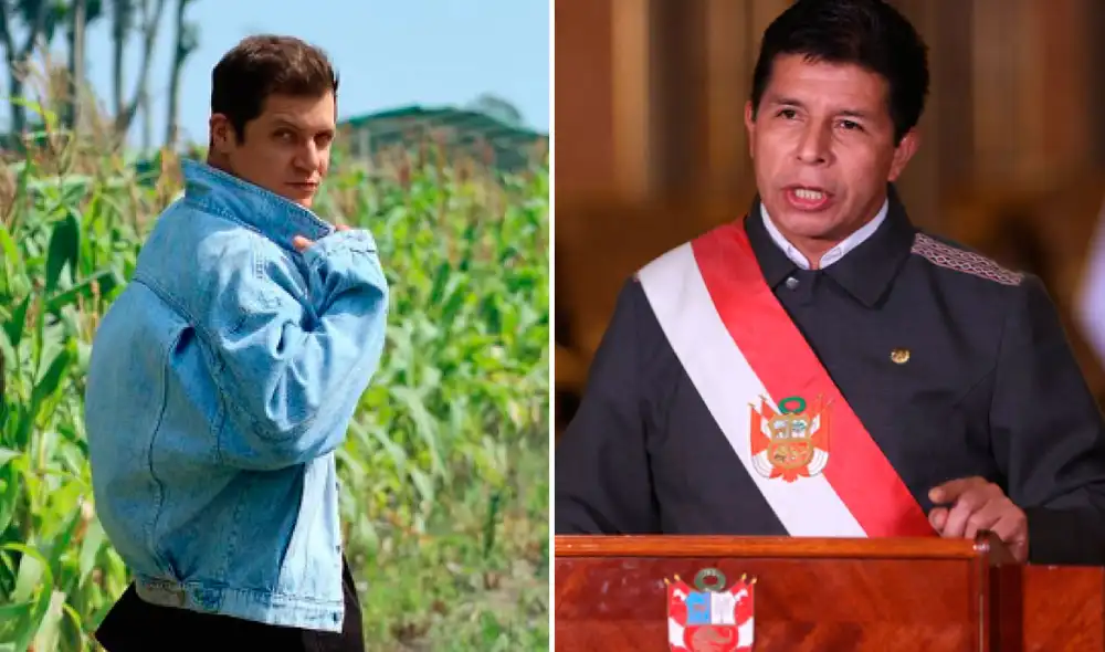 Gino Pesaressi se mostró en desacuerdo con el toque de queda decretada por Pedro Castillo tras el paro de transportistas. Foto: composición Gino Pesaressi/Instagram, Presidencia de la República/Twitter. Gino Pesaressi se mostró en desacuerdo con el toque de queda decretada por Pedro Castillo tras el paro de transportistas. Foto: composición Gino Pesaressi/Instagram, Presidencia de la República/Twitter.