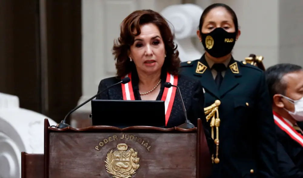 Elvia Barrios también reiteró su pedido de convocar al Consejo de Estado. Foto: La República