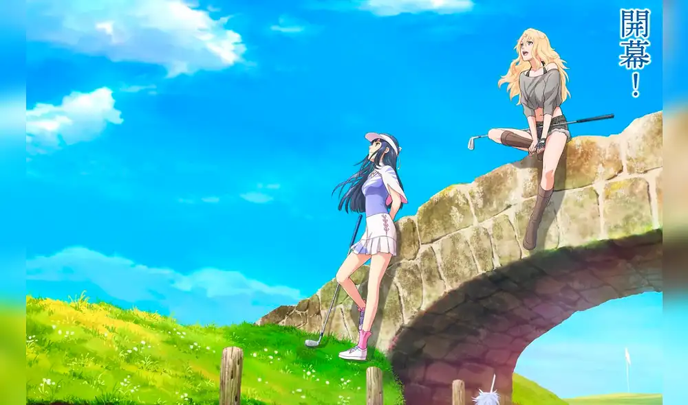 Eve y Aoi en un visual promocional de "Birdie Wing: Golf Girls' Story". Foto: Bandai Namco Pictures Eve y Aoi en un visual promocional de "Birdie Wing: Golf Girls' Story". Foto: Bandai Namco Pictures