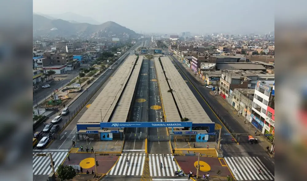 Estación Naranjal Metropolitano. Foto: John Reyes
