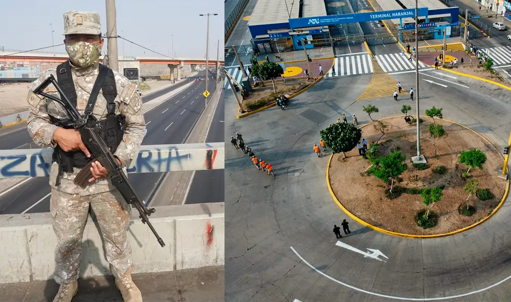 Calles lucían con pocos autos cuando aún había toque de queda en Lima y Callao. Foto: La República Calles lucían con pocos autos cuando aún había toque de queda en Lima y Callao. Foto: La República