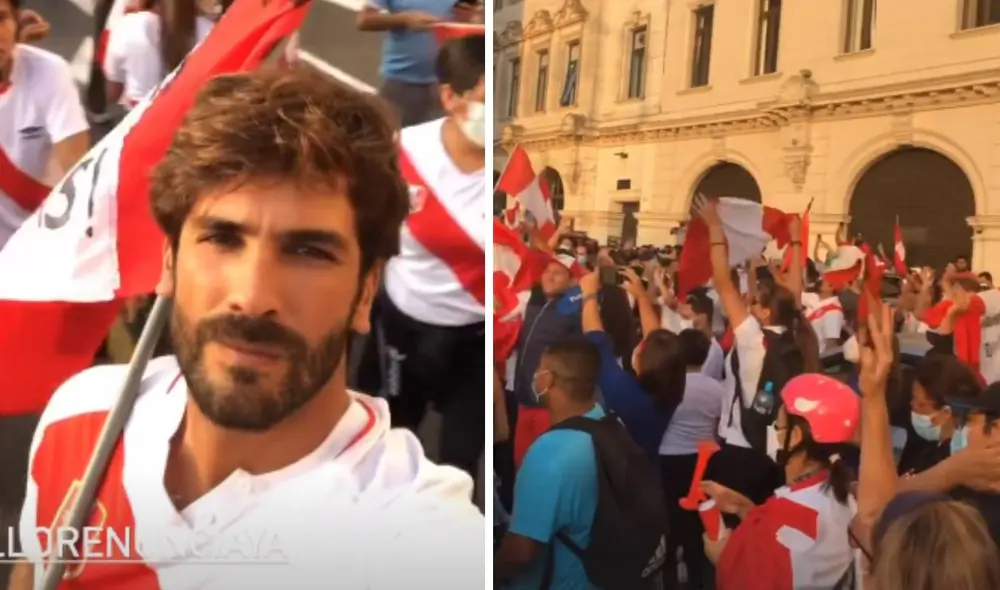 Israel Dreyfus compartió imágenes de la manifestación. Foto: Instagram
