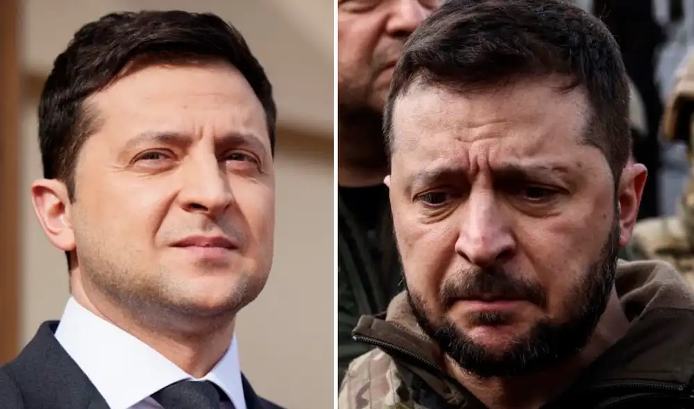 Volodimir Zelenski sostuvo desde el pueblo de Bucha que se cometieron “crímenes de guerra” que serán “reconocidos como genocidio”. Foto: AFP