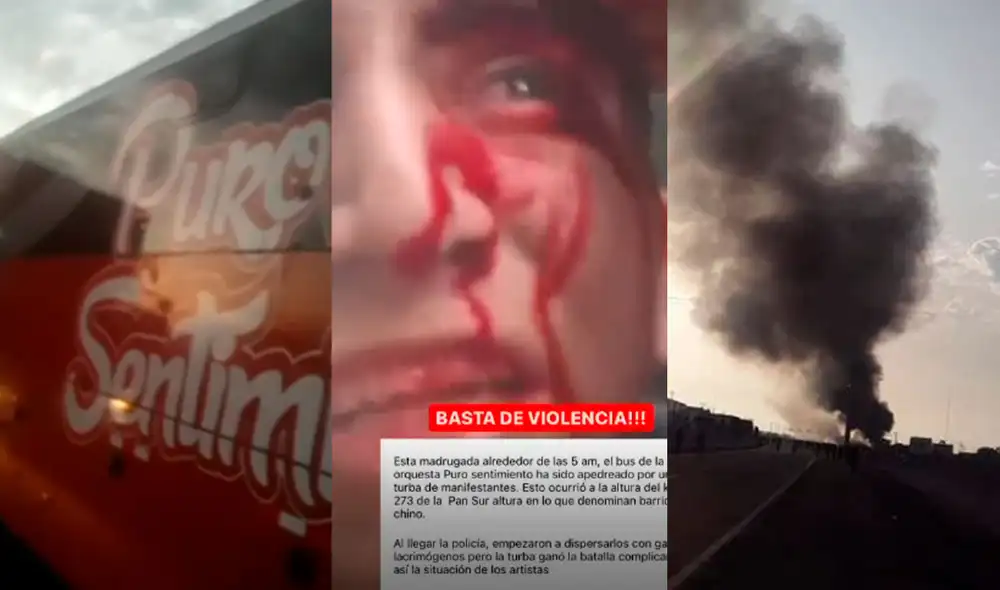 Puro Sentimiento pide ayuda para salir de turba y asistir a sus heridos. Foto: captura/Instagram