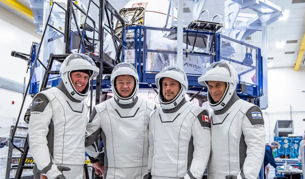 La misión Axiom Space-1 iniciará una nueva era en los vuelos espaciales al enviar a la Estación Espacial Internacional a los primeros astronautas privados. Foto: Axiom Space. La misión Axiom Space-1 iniciará una nueva era en los vuelos espaciales al enviar a la Estación Espacial Internacional a los primeros astronautas privados. Foto: Axiom Space.