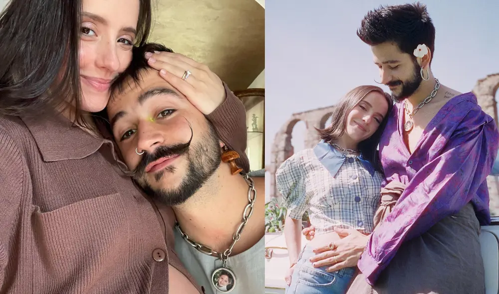 El cantante colombiano Camilo y su pareja, la productor Evaluna, le dieron la bienvenida a su primer hijo. Foto: composición/Instagram/Evaluna Montaner
