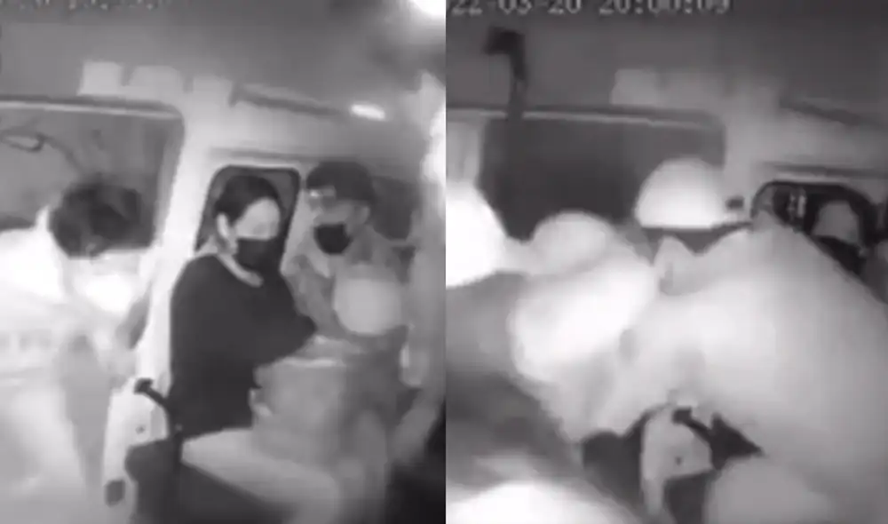 Pasajeros frustran robo dentro de una unidad de transporte público en el estado de Puebla, México. Foto: captura video/El Sol de Puebla Pasajeros frustran robo dentro de una unidad de transporte público en el estado de Puebla, México. Foto: captura video/El Sol de Puebla