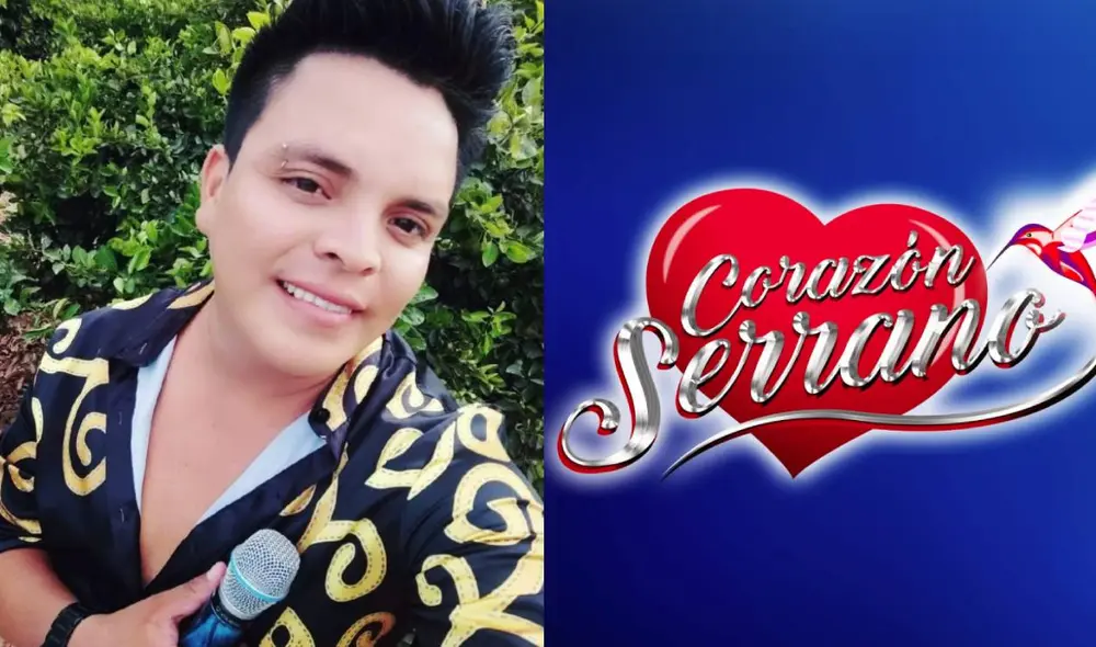 Yefri Chunga, exanimador de Corazón Serrano. Foto: composición/ Instagram/ Facebook