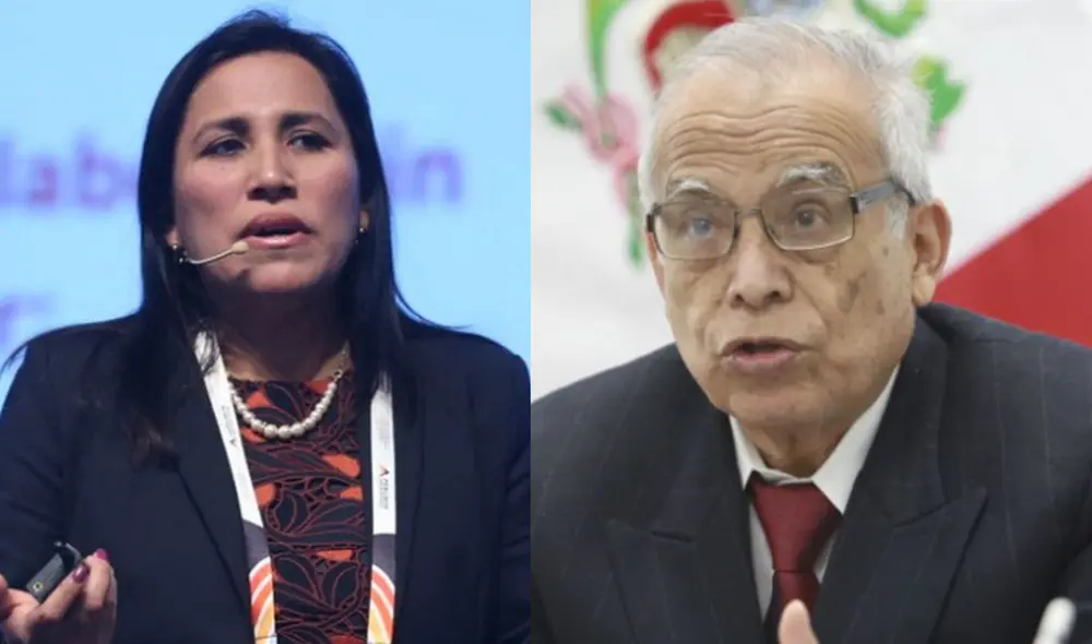 Flor Pablo informó que presentará una moción para interpelar al primer ministro, Aníbal Torres, por las muertes durante protestas. Foto: composición/La República