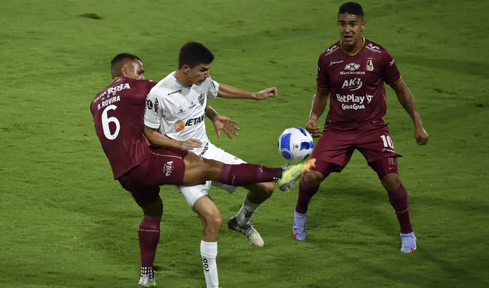 Tolima vs. Atlético Mineiro se enfrentan por el Grupo D de la Copa Libertadores. Foto: @Libertadores