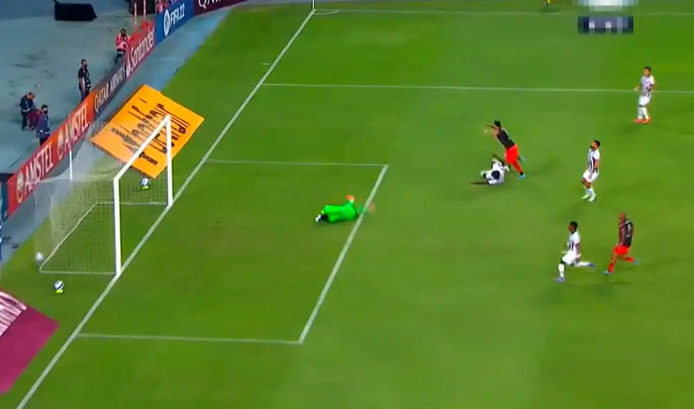 Matías Suárez anota el 1-0 de River Plate ante Alianza Lima en el Estadio Nacional. Foto: captura de Fox Sports Matías Suárez anota el 1-0 de River Plate ante Alianza Lima en el Estadio Nacional. Foto: captura de Fox Sports