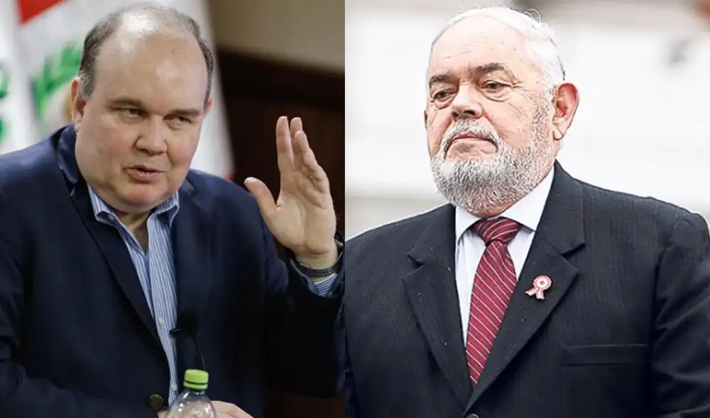 Rafael López Aliaga dijo sentirse "indignado y en desacuerdo" con Jorge Montoya, quien afirmó que tenía información que "iban a bajar de los cerros a saquear Lima”. Foto: composición/GLR