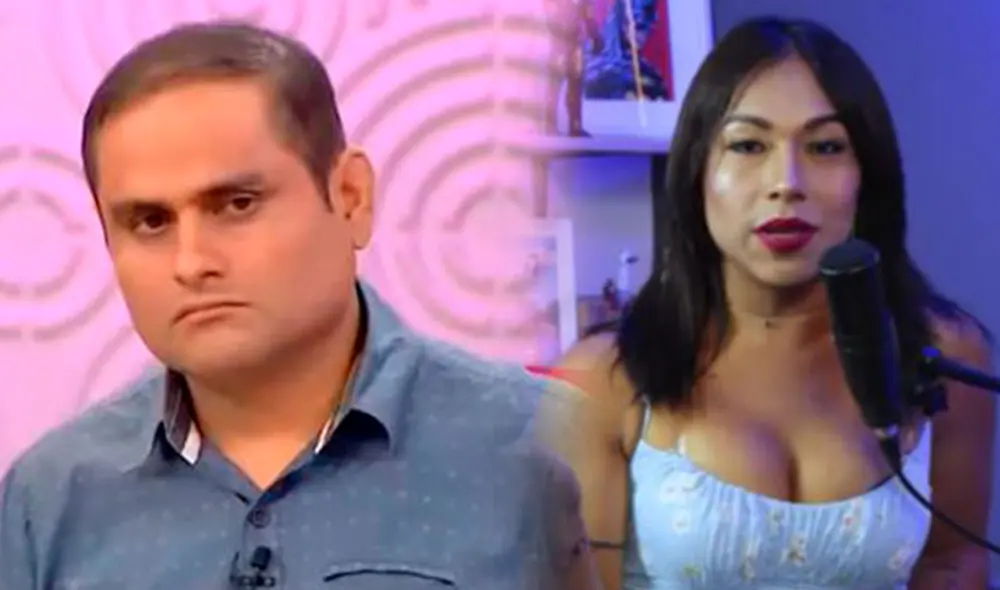 ‘Robotín’  y Dayanita enfrentados. Foto: captura/ATV/YouTube