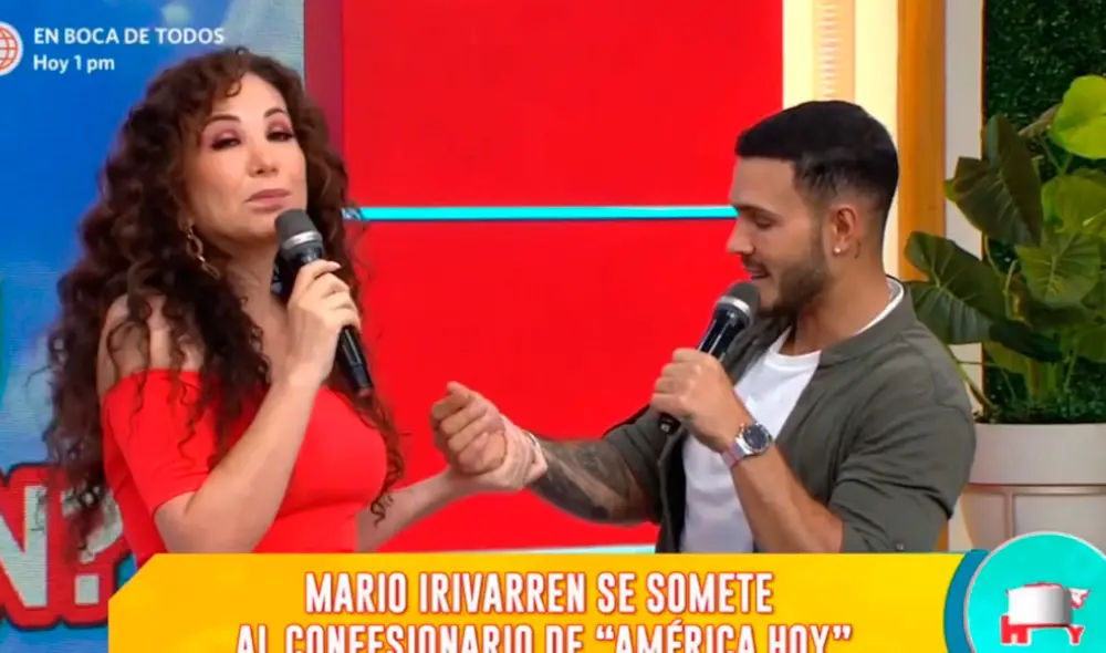 Mario Irivarren no habría terminado con Vania Bludau en buenos términos. Foto: captura/América TV Mario Irivarren no habría terminado con Vania Bludau en buenos términos. Foto: captura/América TV