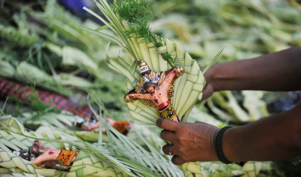 El color de la liturgia en honor al Domingo de Ramos es el rojo. Foto: La República