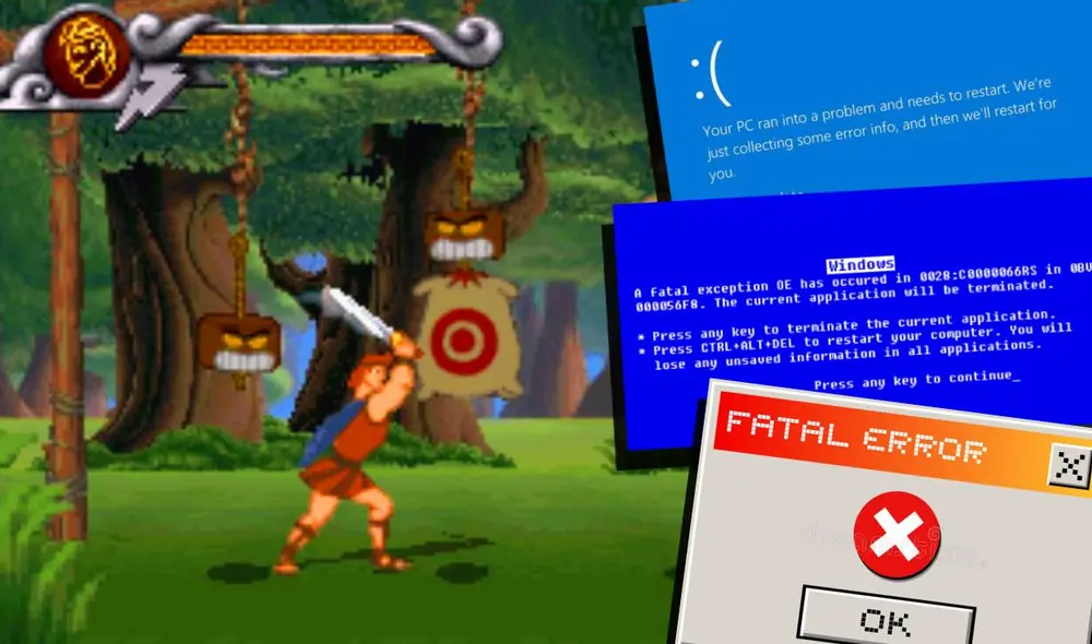 Si algún día se te antoja jugar Hercules, Age of Empires: The Age of Kings o algún otro videojuego de tu infancia en tu computadora moderna, cuidado, podrías enfrentarte a algunos de estos problemas. Foto: Composición LR Si algún día se te antoja jugar Hercules, Age of Empires: The Age of Kings o algún otro videojuego de tu infancia en tu computadora moderna, cuidado, podrías enfrentarte a algunos de estos problemas. Foto: Composición LR