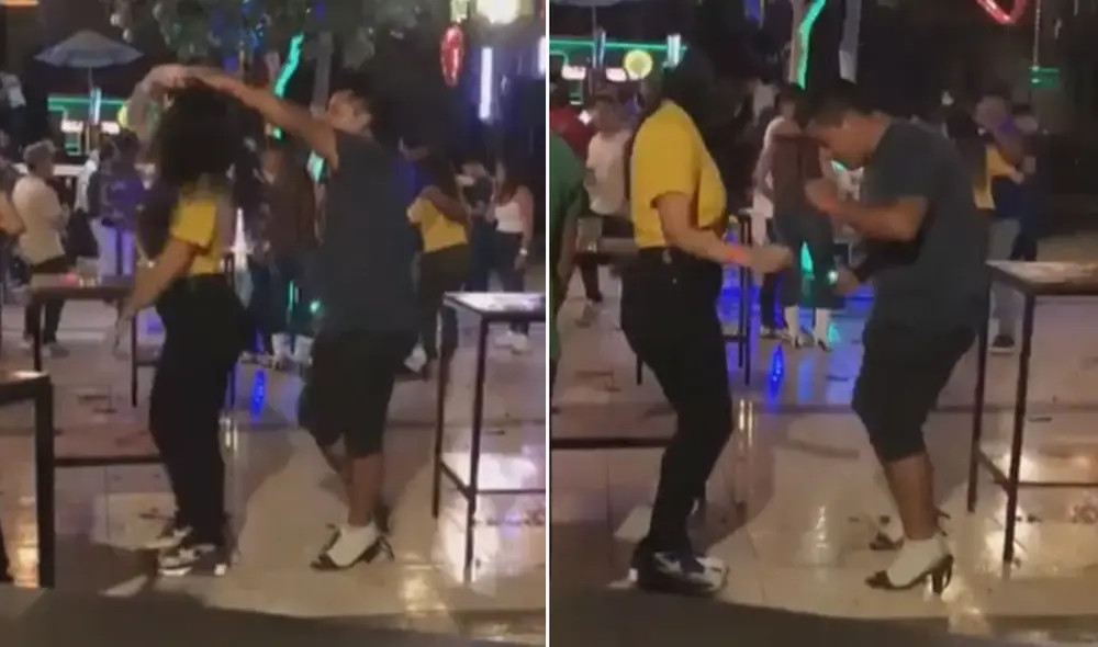 Esta divertida escena no tardó en volverse tendencia en las redes sociales. Foto: captura de TikTok