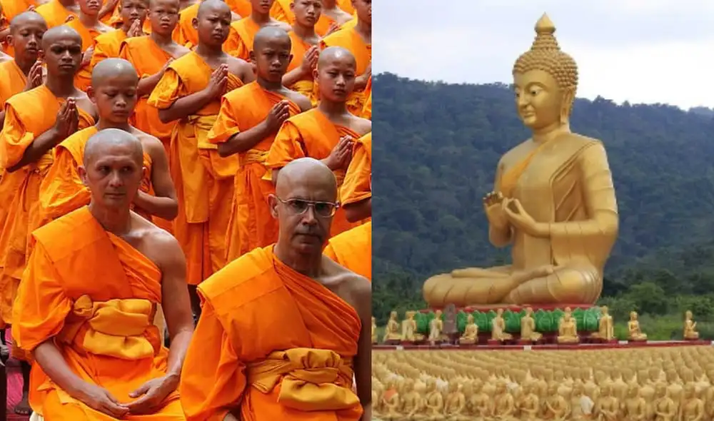 Los países que no celebran la Semana Santa profesan otras religiones como el budismo, por ejemplo. Foto: composición LR/ EFE