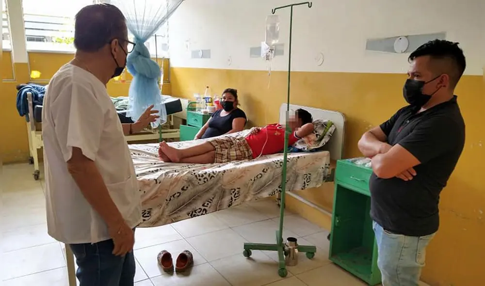 Varios menores están hospitalizados por dengue en Casma. Foto: Hospital de Apoyo San Ignacio de Casma.