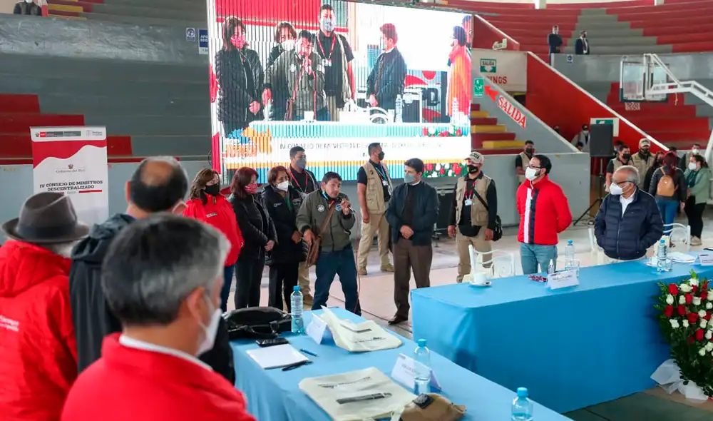 José Alfredo Basilio Sánchez se presentó ante al presidente de la República y los ministros de Estado. Foto: Ministerio de la Mujer y Poblaciones vulnerables José Alfredo Basilio Sánchez se presentó ante al presidente de la República y los ministros de Estado. Foto: Ministerio de la Mujer y Poblaciones vulnerables
