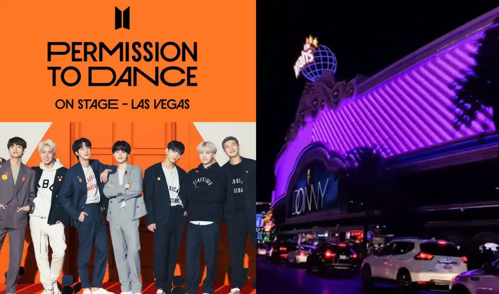 Los integrantes de BTS se encuentran en Las Vegas para presentar cuatro fechas de concierto "Permission to dance on stage". Foto: composición La República / BIGHIT/ Twitter @sugatradamus