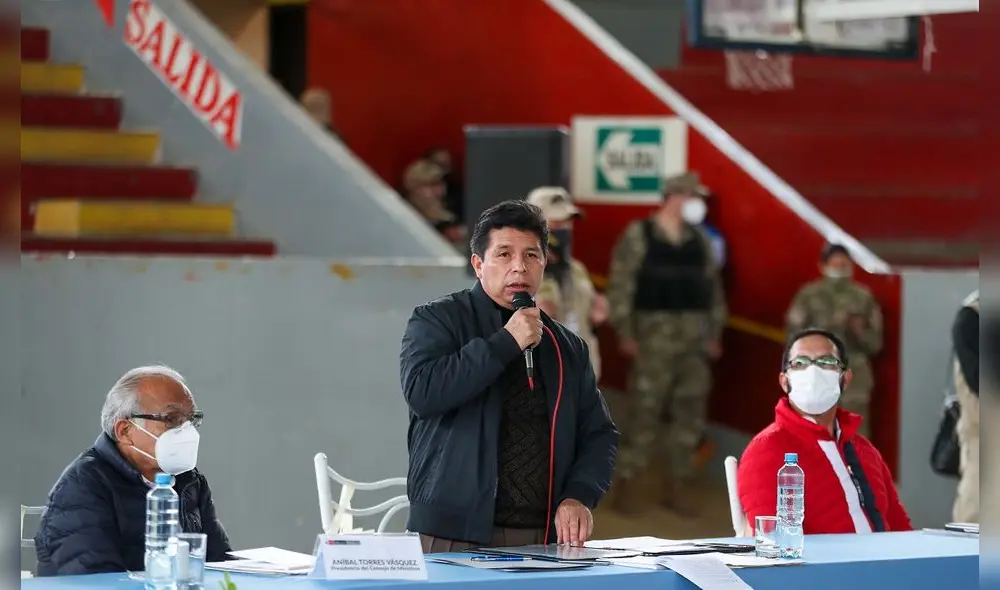 El presidente también pidió disculpas a los manifestantes por haber afirmado que fueron pagados. Foto: PCM El presidente también pidió disculpas a los manifestantes por haber afirmado que fueron pagados. Foto: PCM