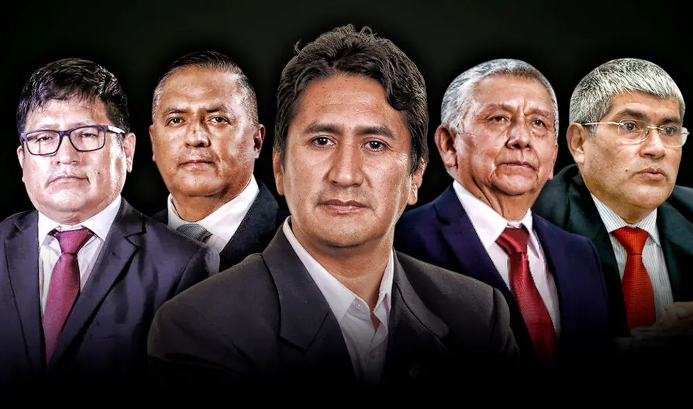 Carlos Palacios Pérez (Energía y Minas) y Jorge López Peña (Salud) representarían la cuota de Perú Libre en el Ejecutivo. Foto: composición Gerson Cardoso / La República Carlos Palacios Pérez (Energía y Minas) y Jorge López Peña (Salud) representarían la cuota de Perú Libre en el Ejecutivo. Foto: composición Gerson Cardoso / La República