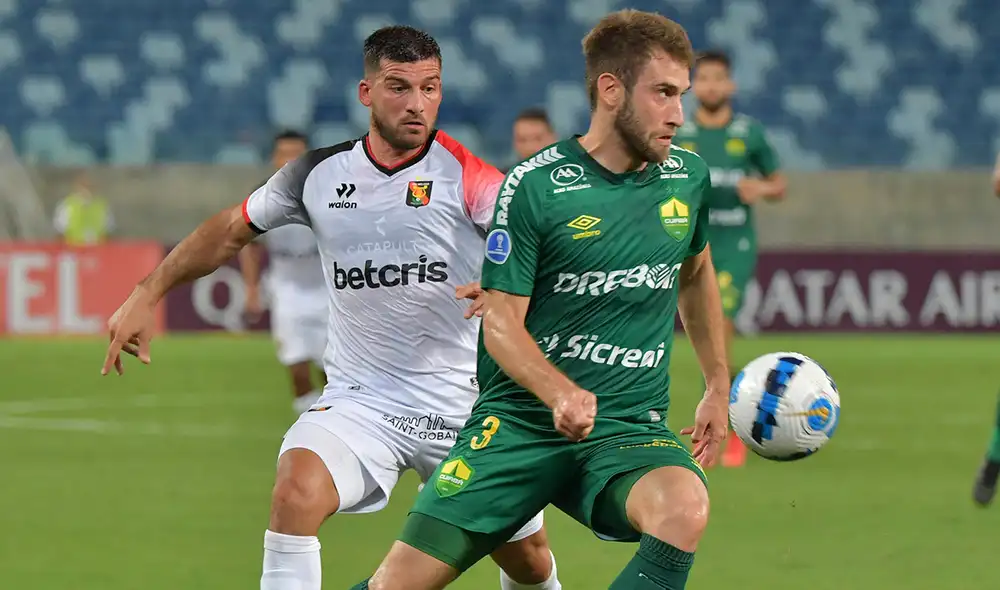 FBC Melgar visita Cuiabá en el comienzo de la Copa Sudamericana 2022. Foto: AFP