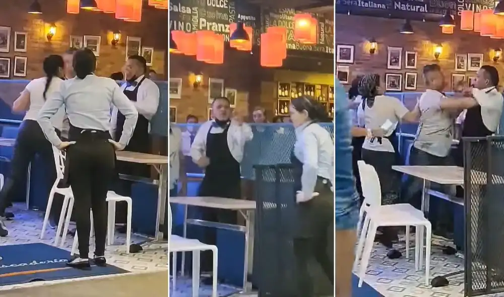 La viral escena fue compartida en diferentes plataformas sociales y logró obtener miles de reproducciones en poco tiempo. Video: Facebook La viral escena fue compartida en diferentes plataformas sociales y logró obtener miles de reproducciones en poco tiempo. Video: Facebook