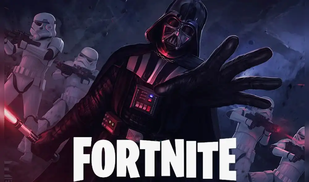 Vader es mencionado en unos archivos de Fortnite y podría llegar para la Temporada 3 del battle royale. Foto: Super-ficcion - composición La República