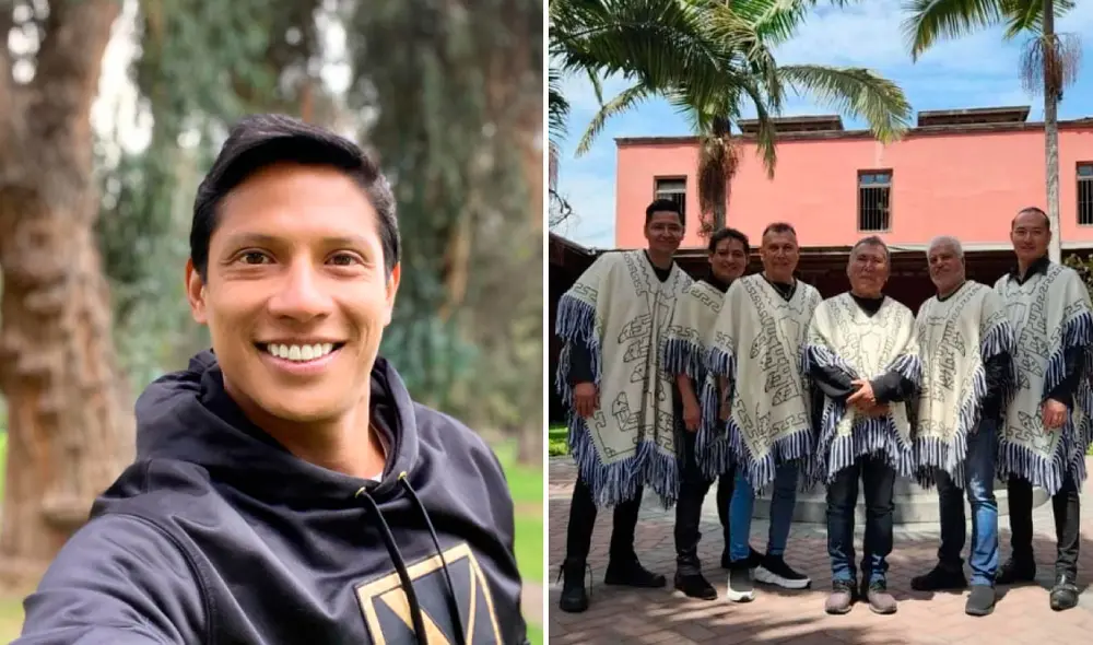 André Silva cantará junto a Los Kjarkas, quienes festejan 50 años de trayectoria. Foto: composición André Silva, Los Kjarkas/Instagram.