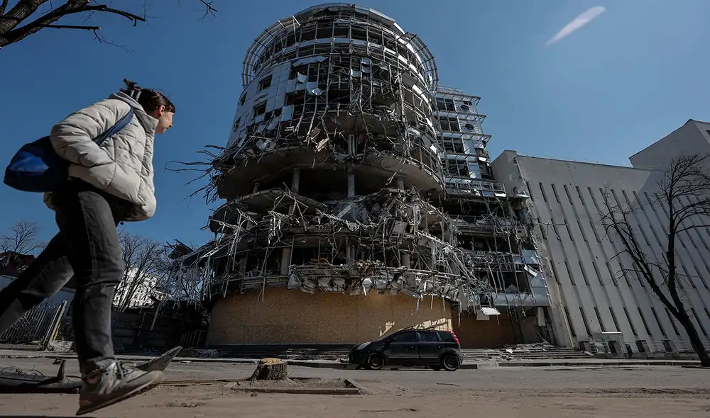 Ucrania está bajo asedio ruso desde hace muchas semanas. Foto: EFE