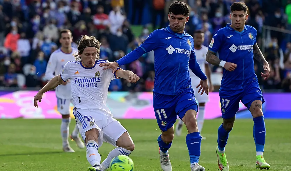 Real Madrid vs. Getafe cara a cara. Foto: AFP Real Madrid vs. Getafe cara a cara. Foto: AFP