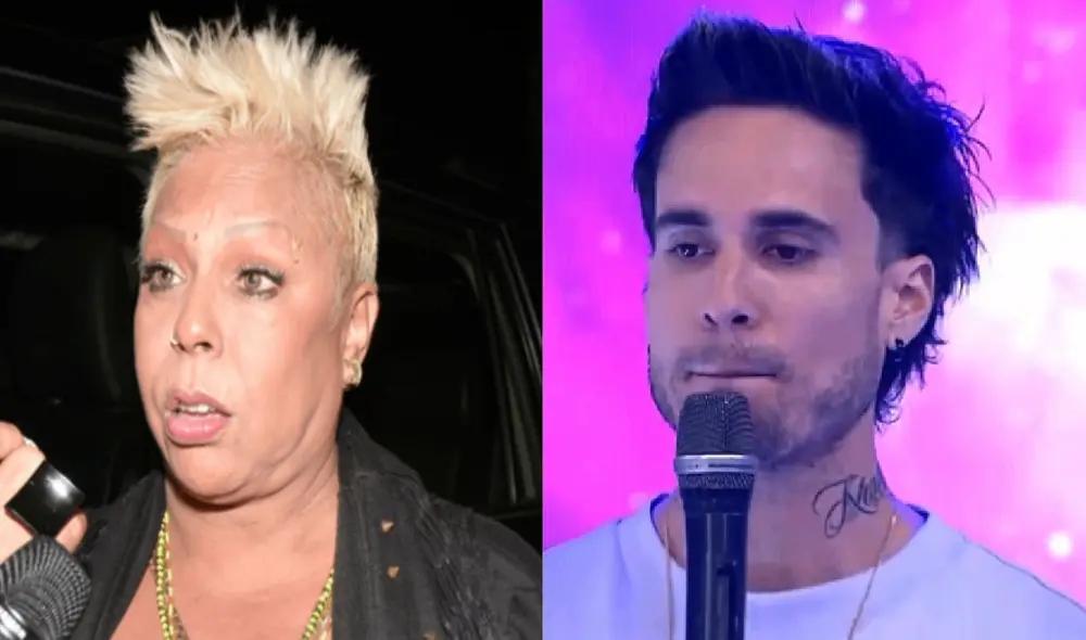 La criolla Lucía de la Cruz no le ve talento a Gino Assereto. Foto: Lucía de la Cruz/Gino Assereto/Captura de programas La criolla Lucía de la Cruz no le ve talento a Gino Assereto. Foto: Lucía de la Cruz/Gino Assereto/Captura de programas