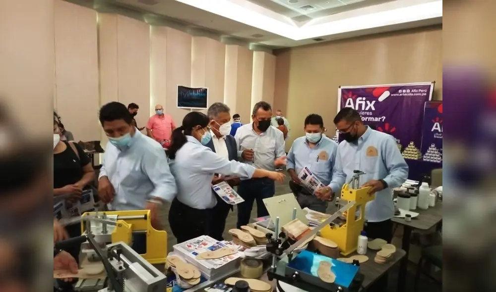 Maquinaria, hormas y otras novedades se expusieron en feria de calzado. Foto: MDEP