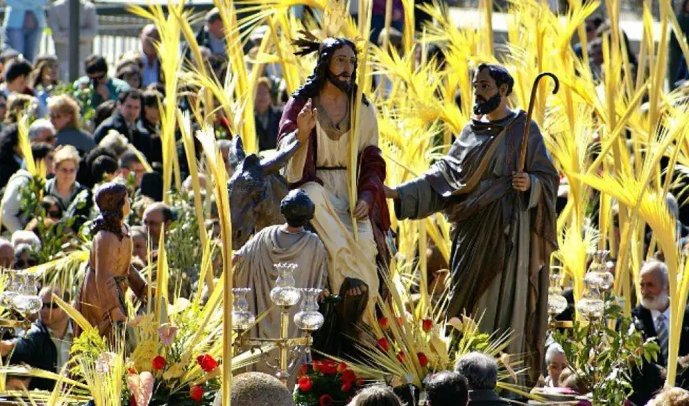 El Domingo de Ramos marca el inicio de la Semana Santa. Foto: Vanguardia