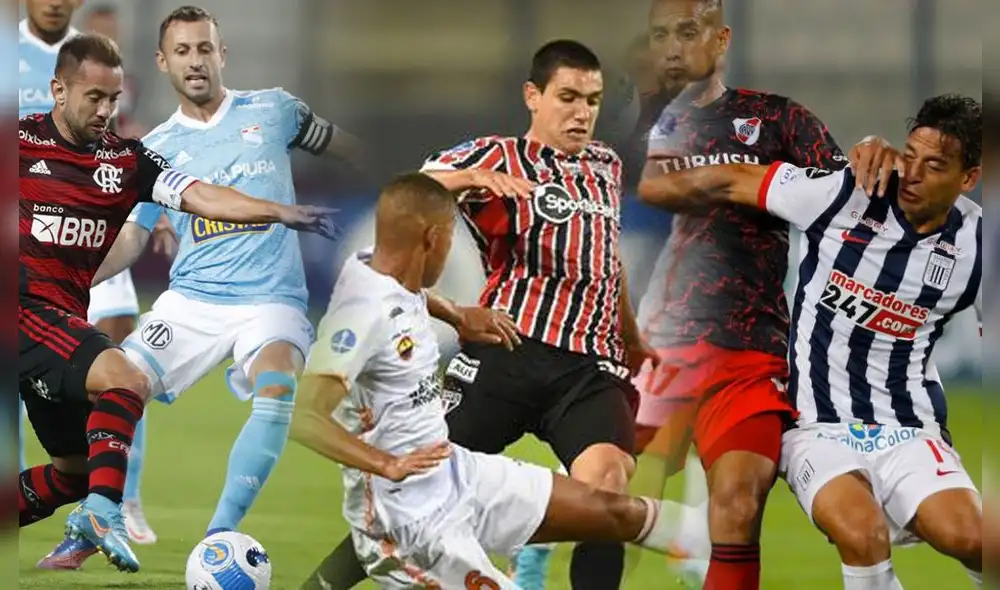 Ningún club peruano logró sumar puntos en la primera fecha de la Copa Libertadores y Copa Sudamericana. Foto: composición AFP/EFE