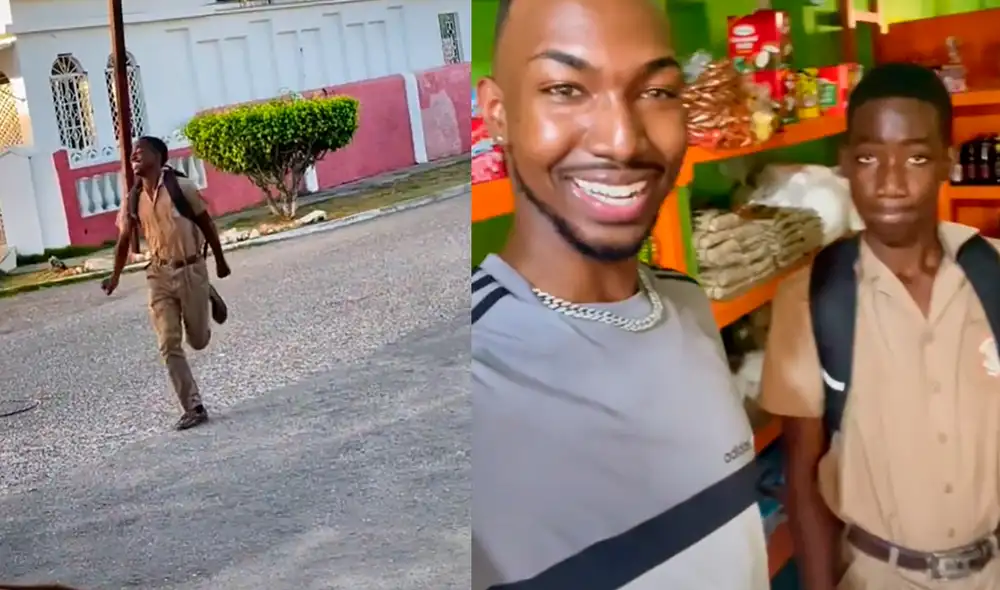 Los hermanos compartieron la tierna escena que ya ha acumulado más de 10 millones de visualizaciones. Foto: captura de TikTok Los hermanos compartieron la tierna escena que ya ha acumulado más de 10 millones de visualizaciones. Foto: captura de TikTok