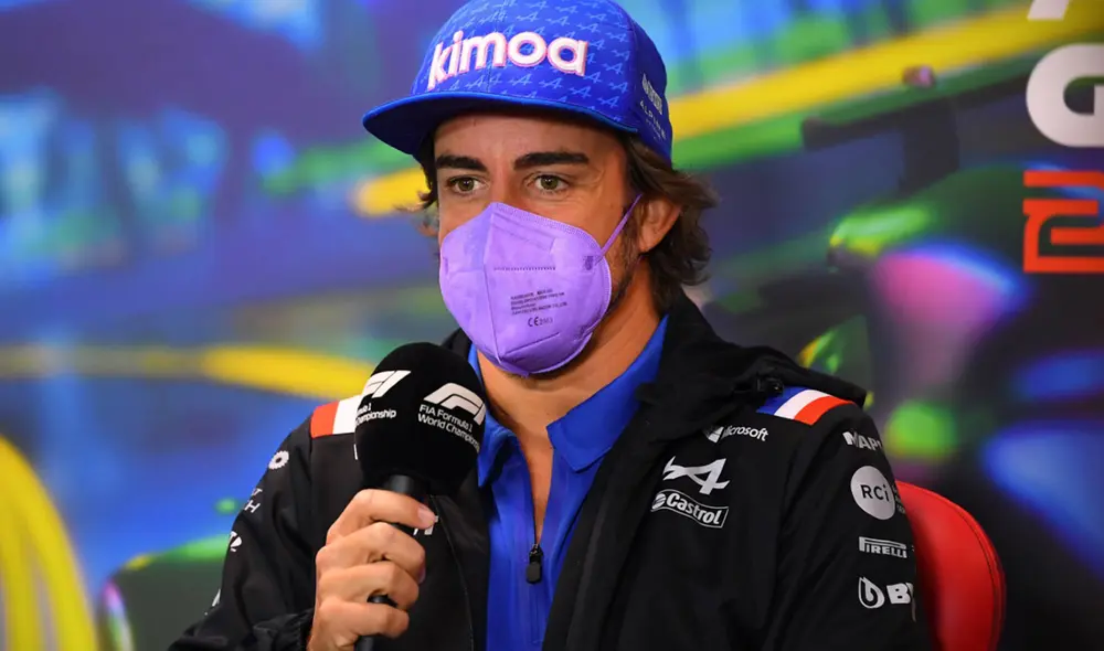 Fernando Alonso es el rostro visible de la escudería Alpine esta temporada. Foto: EFE Fernando Alonso es el rostro visible de la escudería Alpine esta temporada. Foto: EFE