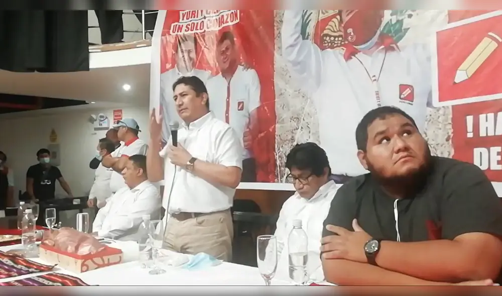 Vladimir Cerrón participó en un evento organizado por Perú Libre en Lima. Foto: captura de Facebook