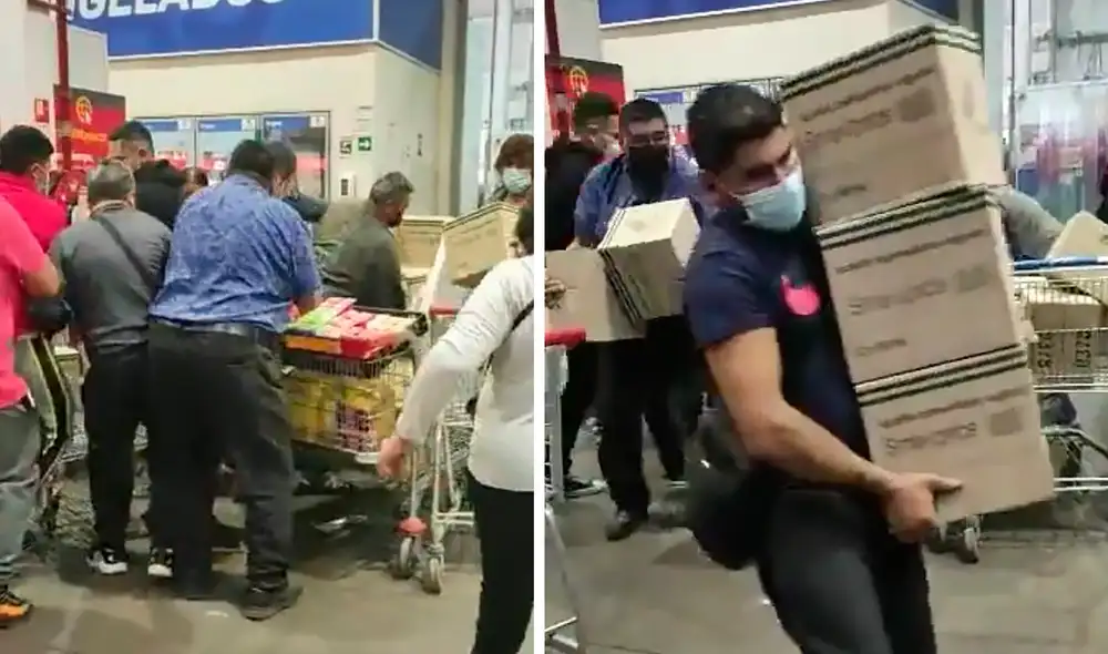 Usuarios registraron el momento que se vivió en un supermercado que lanzó una rebaja importante sobre el precio del aceite. Foto: TikTok/Margarita Soto
