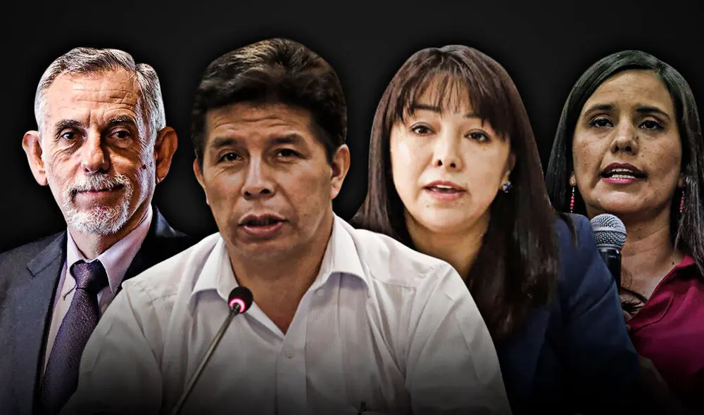 El ex ministro de Economía, Pedro Francke; la ex primera ministra, Mirtha Vásquez, y la excandidata presidencial, Verónika Mendoza, han marcado su distancia de Pedro Castillo. Foto: composición Gerson Cardoso/La República