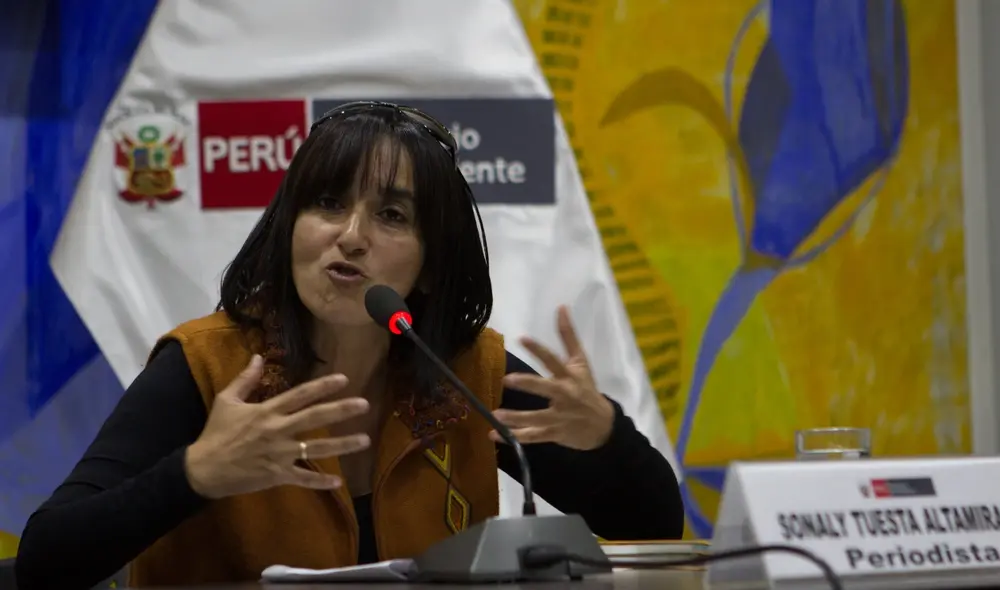 Sonaly Tuesta estuvo frente del Viceministerio de Patrimonio Cultural e Industrias Culturales por 5 meses. Foto: Minam Sonaly Tuesta estuvo frente del Viceministerio de Patrimonio Cultural e Industrias Culturales por 5 meses. Foto: Minam