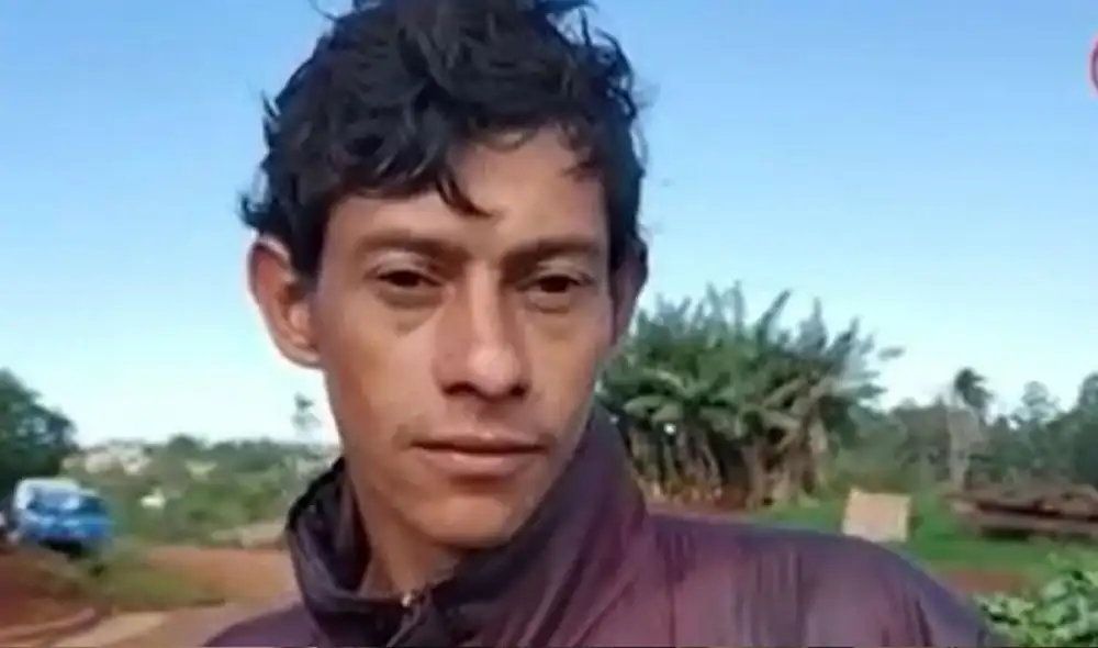 Elías de Souza aceptó que su historia fuera un poco ‘extraña’ y que podría generar burlas, pero reiteró que “es la pura verdad”. Foto: captura video/Canal 5