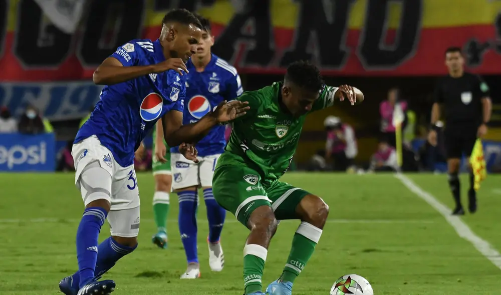 Millonarios le endosó su cuarta derrota de la temporada a La Equidad. Foto: Twitter Dimayor Millonarios le endosó su cuarta derrota de la temporada a La Equidad. Foto: Twitter Dimayor