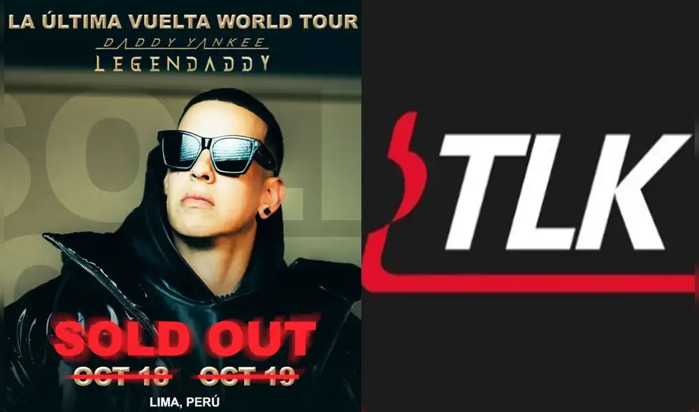 El concierto de Daddy Yankee en Perú se llevará cabo en dos fechas.Foto: Instagram
