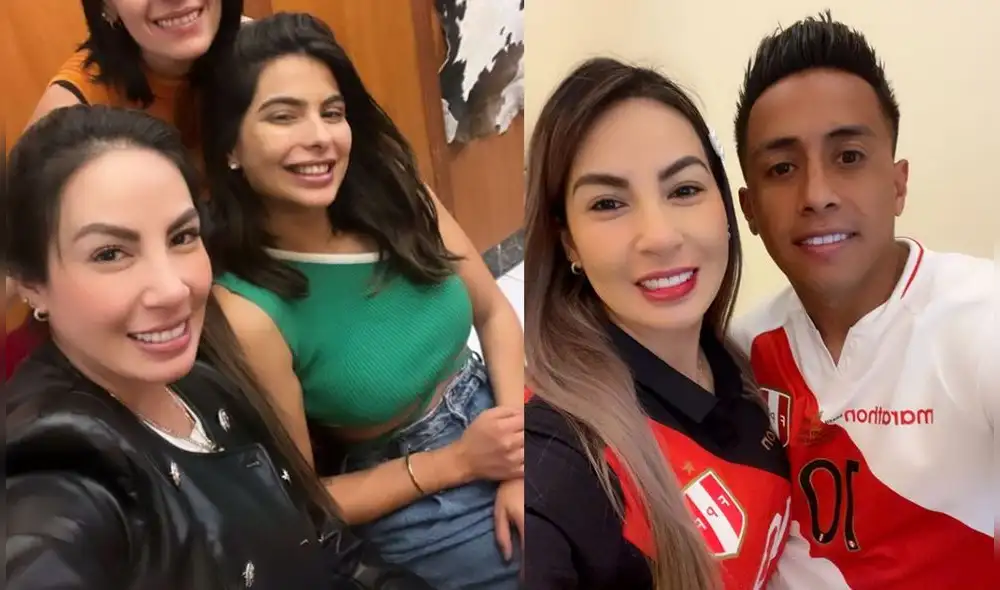 Ivana Yturbe y Beto Da Silva se encontraron con Cueva y su esposa en Trujillo. Foto: Instagram