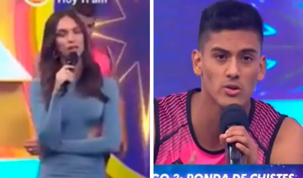 Natalie Vértiz pasó un incómodo momento durante la última edición de Estás en todas. Foto: captura América TV Natalie Vértiz pasó un incómodo momento durante la última edición de Estás en todas. Foto: captura América TV